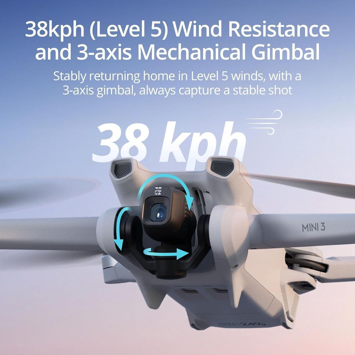 Refurbished Used DJI Mini 3 Dr - огляд і ціна Drone Gimbal 3 Axis