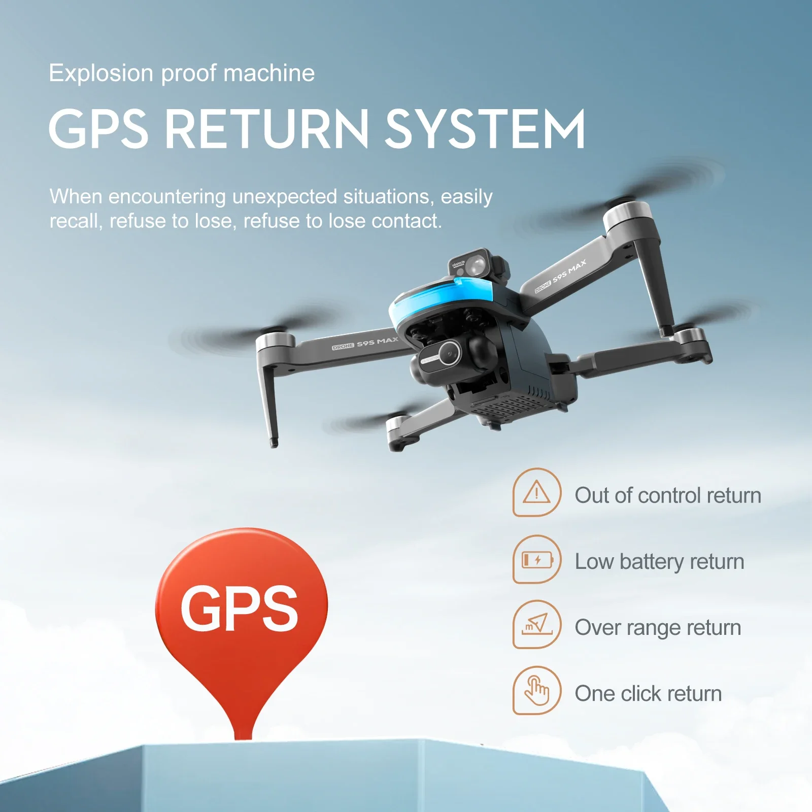 NEW S9S MAX MINI Drone 4K 2-Ax - огляд і ціна Drone Gimbal 2 Axis