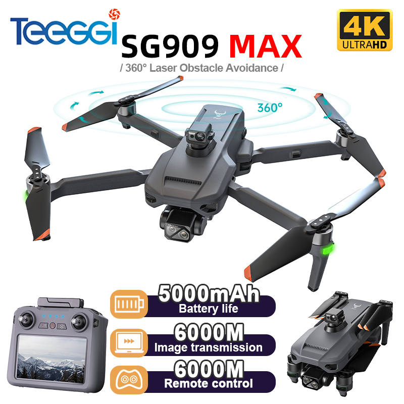 Teeggi SG909 MAX GPS Drone Wit - огляд і ціна Drone Gimbal 3 Axis